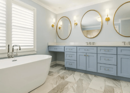 Master bathroom vs guest bathroom remodel