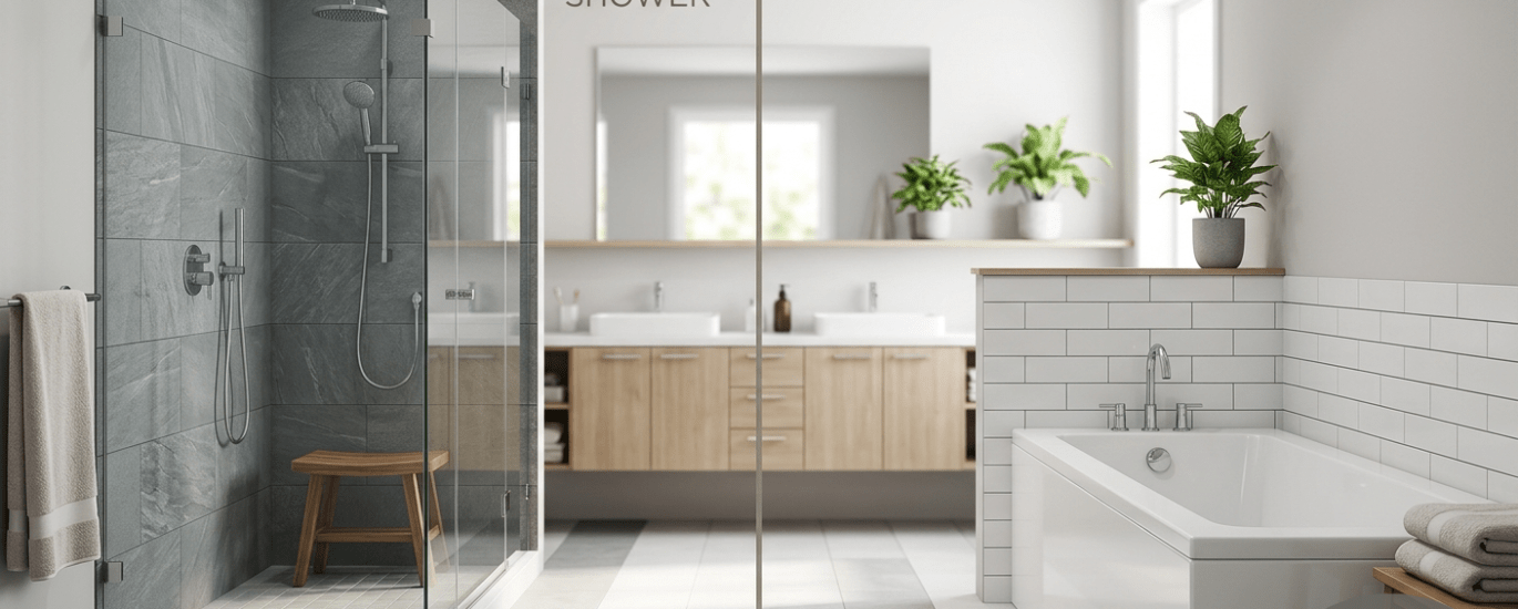 walk-in shower vs bathtub Orlando