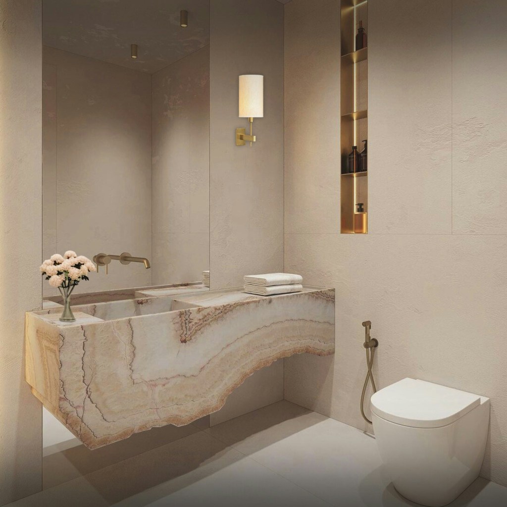 Natural Stone Master Bathtub Design