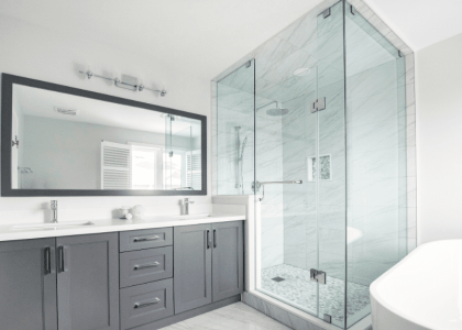 glass shower door options