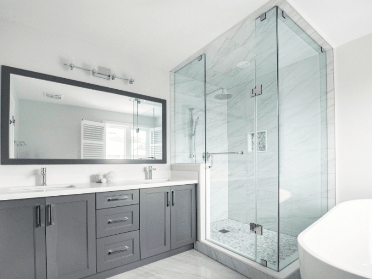 glass shower door options