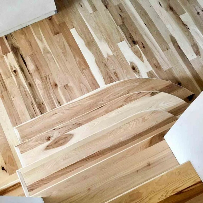 New hardwood flooring planks installed in Orlando, FL home