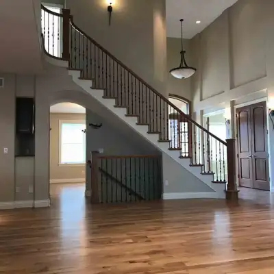 Light hardwood flooring installation in Orlando, FL home