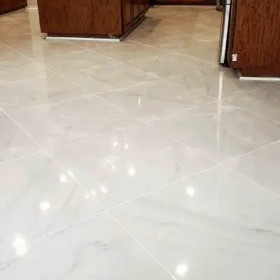 Bathroom flooring options: porcelain tile, wood-look tile, and LVP installed by Limas No Limits in Orlando, FL